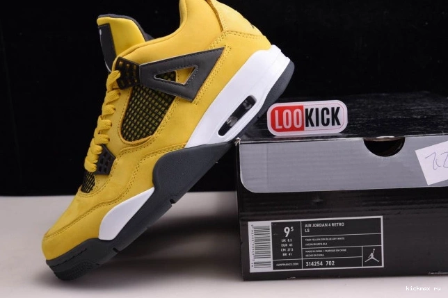 Rep CT8527-700 Retro 4 Air Lightning Jordan 0823